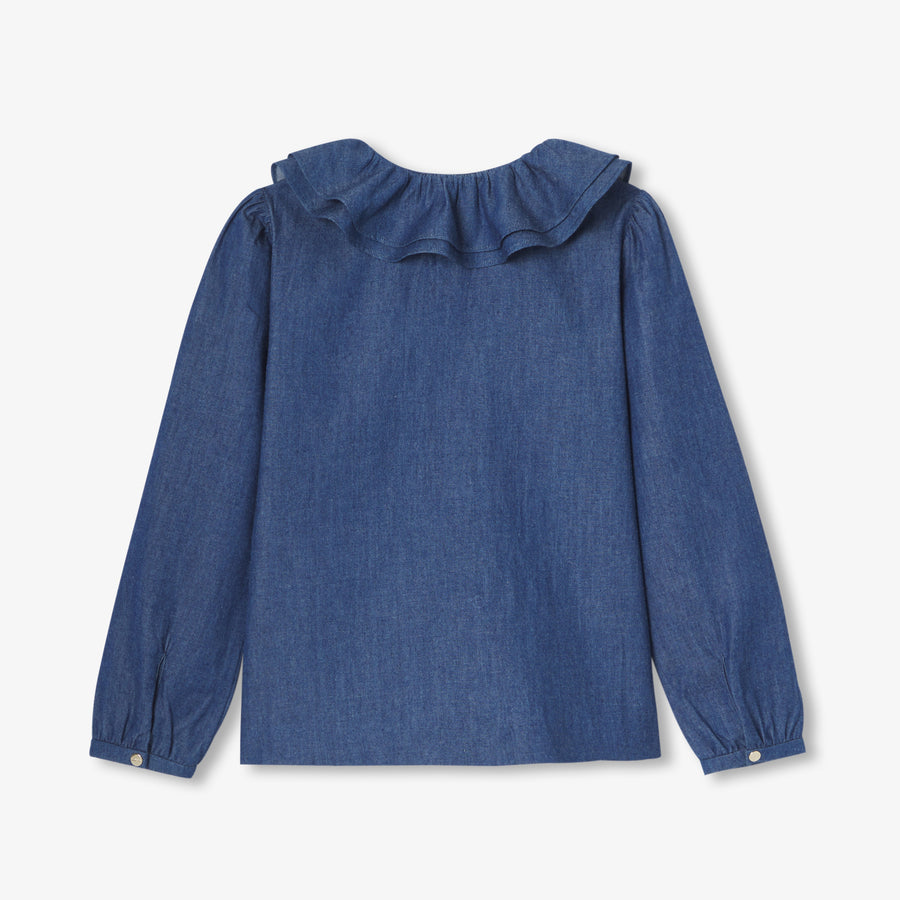 Bluza od laganog trapera za djevojčice