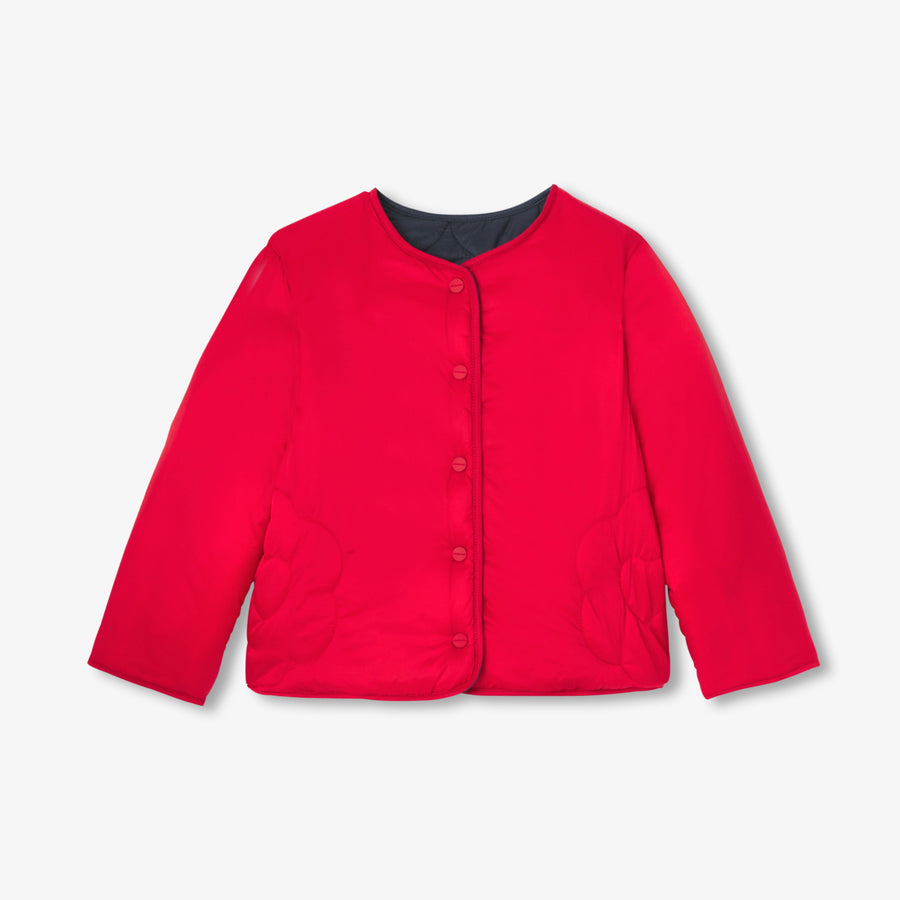 Lagana podstavljena jakna za djevojčice