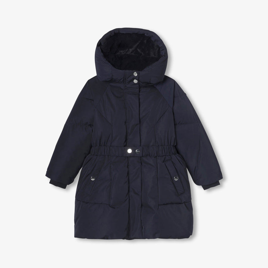 Duga pernata jakna za djevojčice