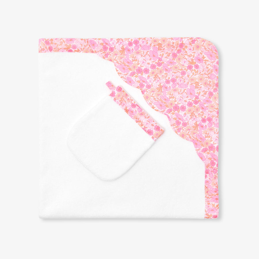 Komplet kupaonske opreme od pamučnog frotira za bebe djevojčice