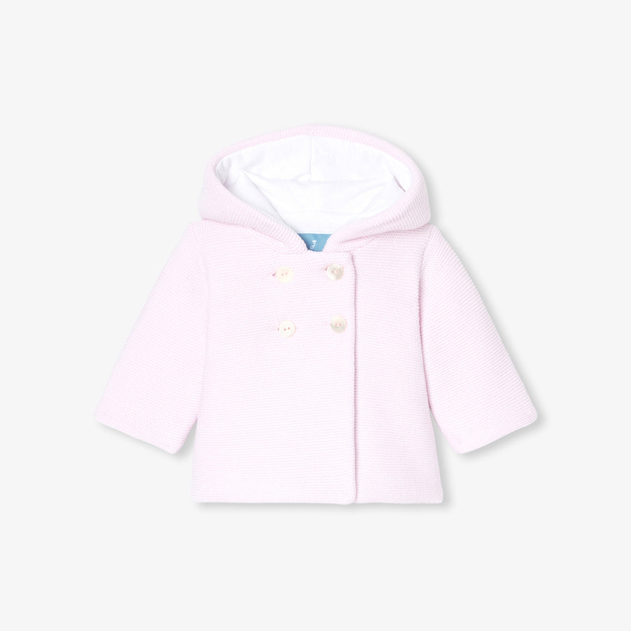 Podstavljena burnus-jakna za bebe djevojčice