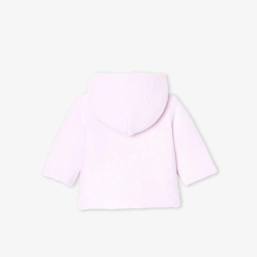 Podstavljena burnus-jakna za bebe djevojčice