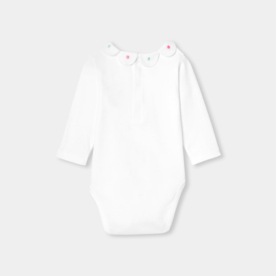 Bodi s ovratnikom u obliku latica za bebe djevojčice