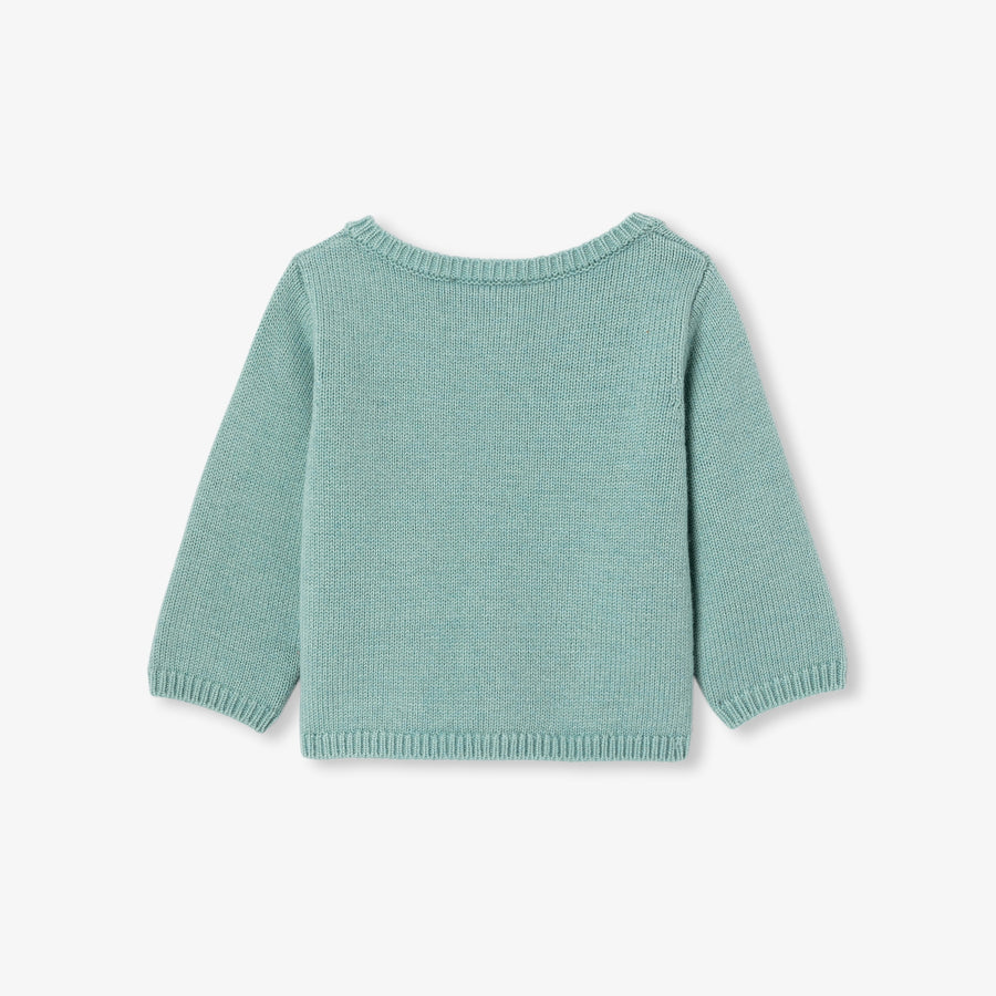 Pleteni kardigan za bebe dječake