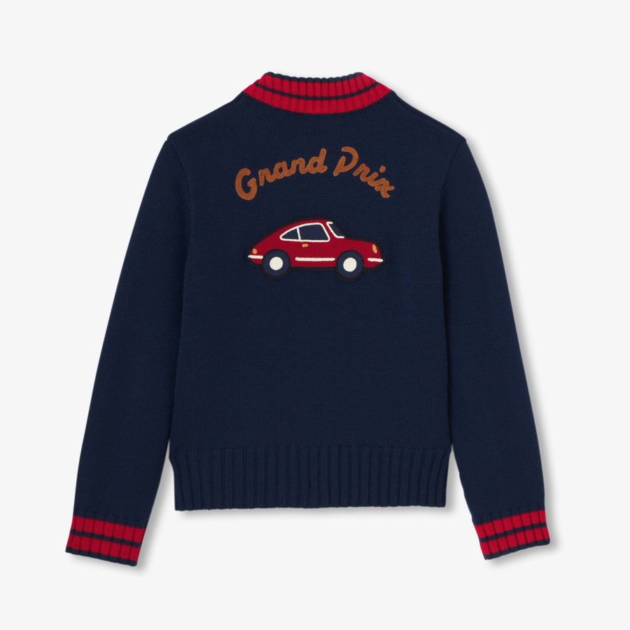 Kardigan u varsity stilu za dječake