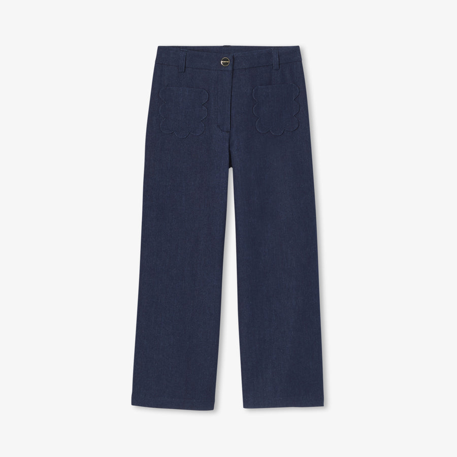 Traperice širokih nogavica za djevojčice