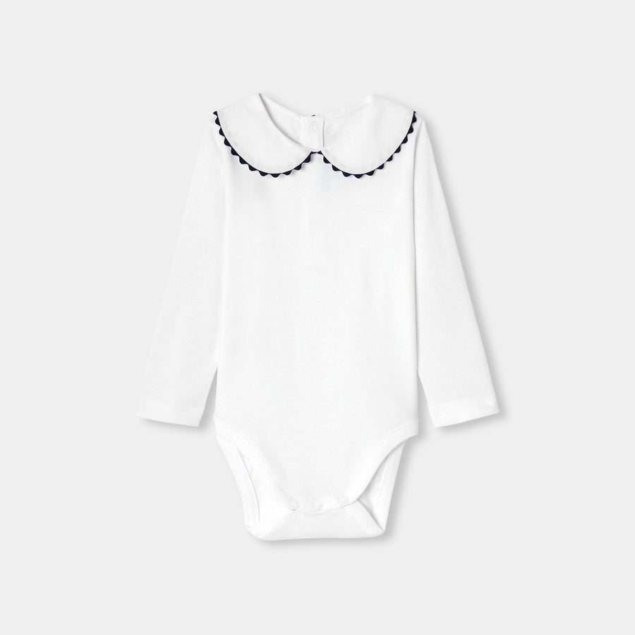 Bodi s Petar Pan ovratnikom za bebe djevojčice