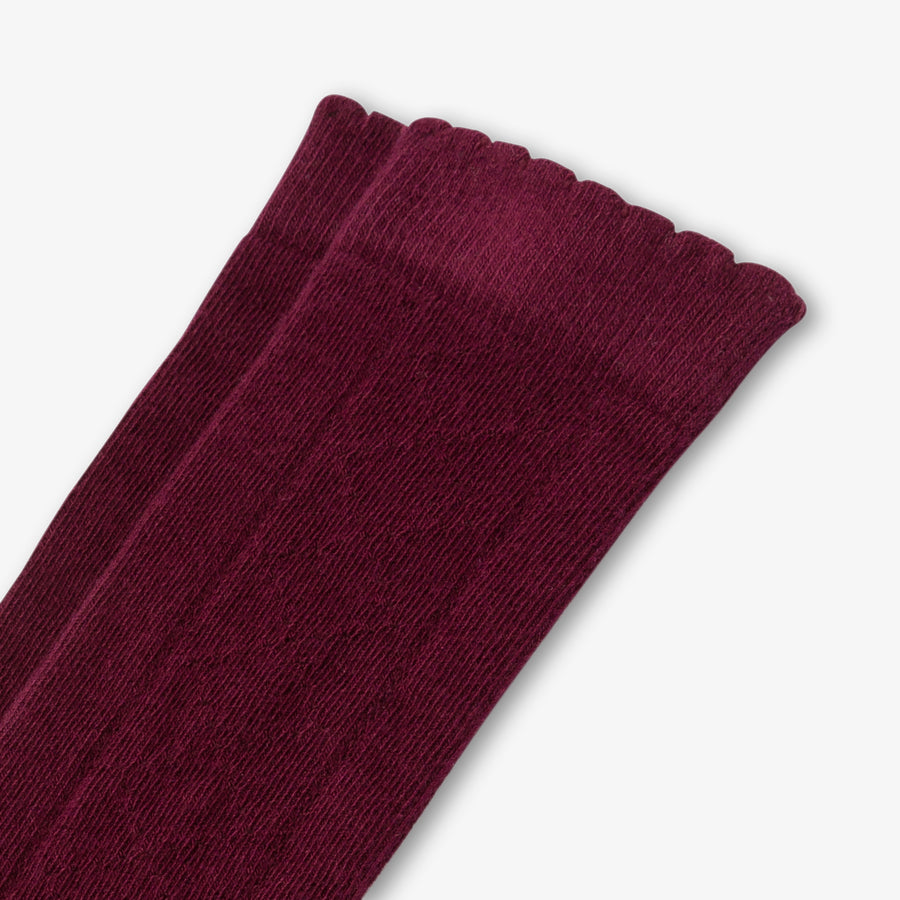 Visoke čarape od pointelle pletiva za djevojčice