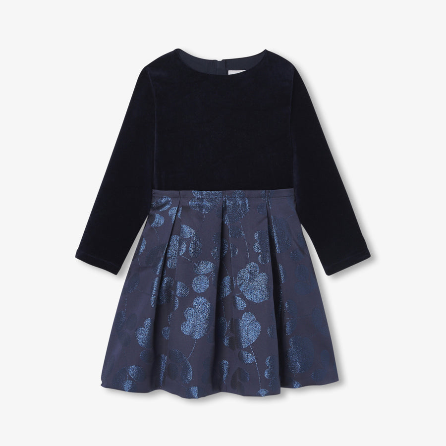 Haljina od 2 materijala za djevojčice