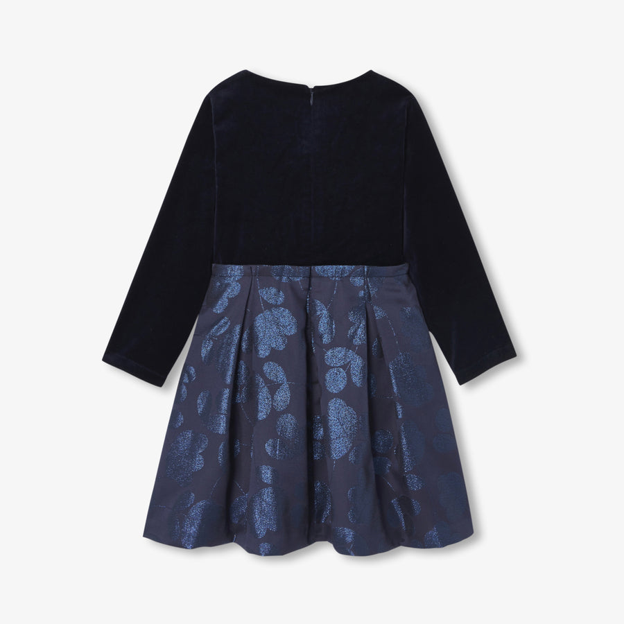 Haljina od 2 materijala za djevojčice