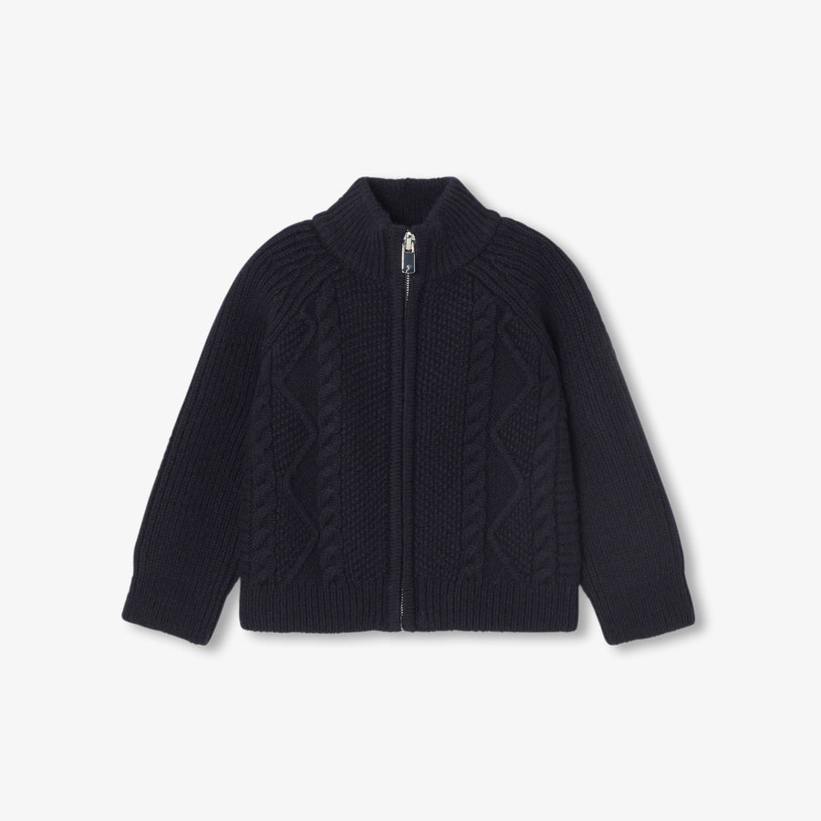 Pleteni kardigan za bebe dječake