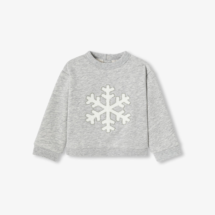 Podstavljena sweatshirt majica od flisa za bebe dječake