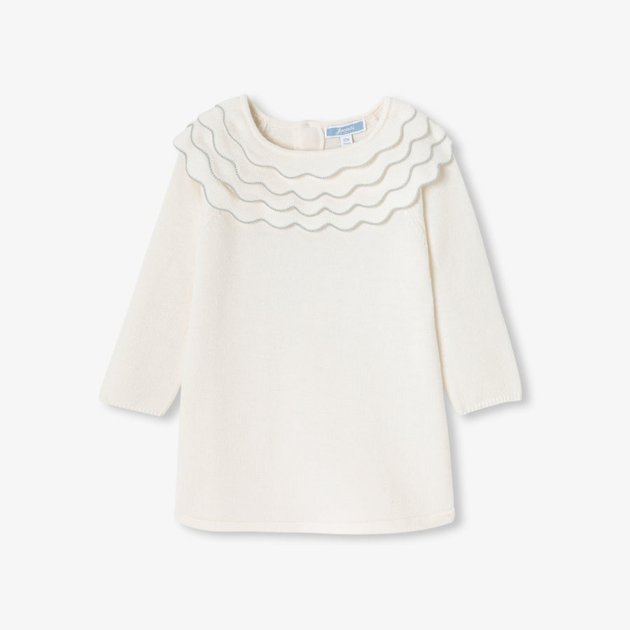 Pletena haljina za bebe djevojčice