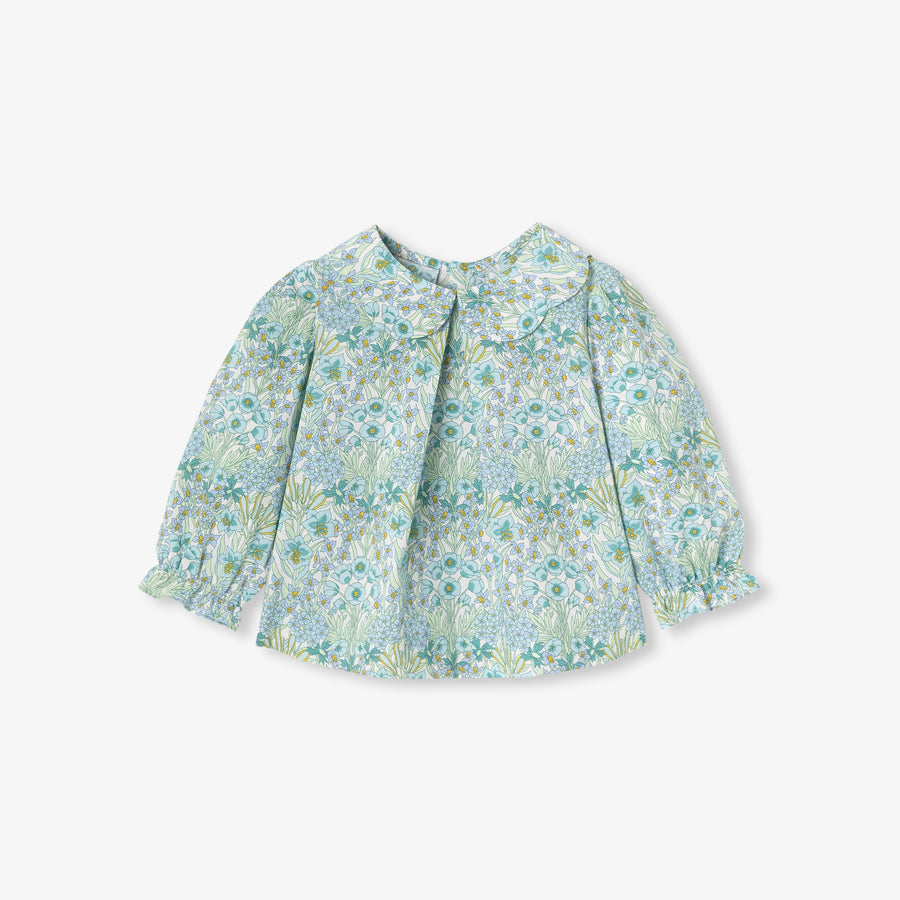 Bluza od Liberty tkanine za bebe djevojčice