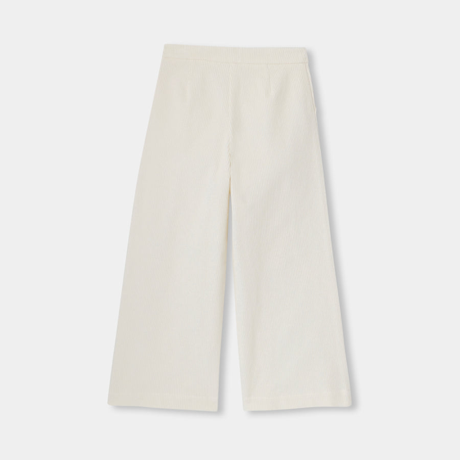 Baršunaste hlače širokih nogavica za djevojčice