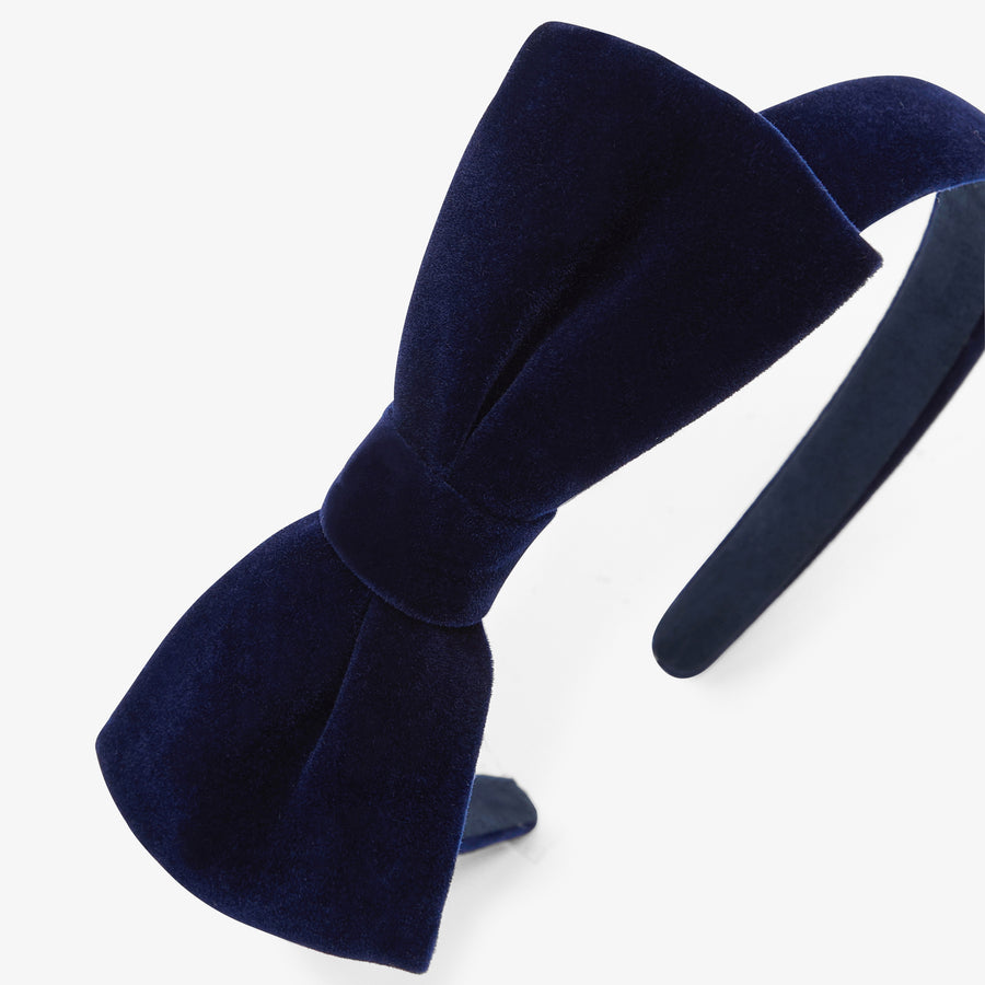 Baršunasti rajf s mašnom za djevojčice