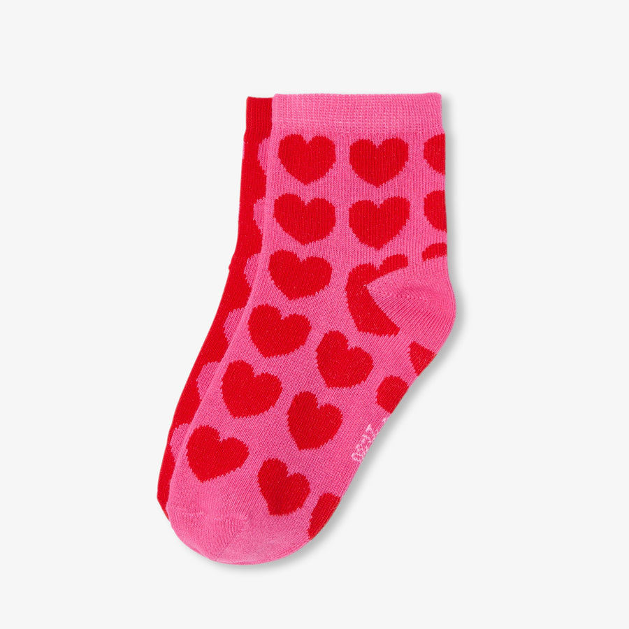 Duo čarapa s motivima srca za djevojčice