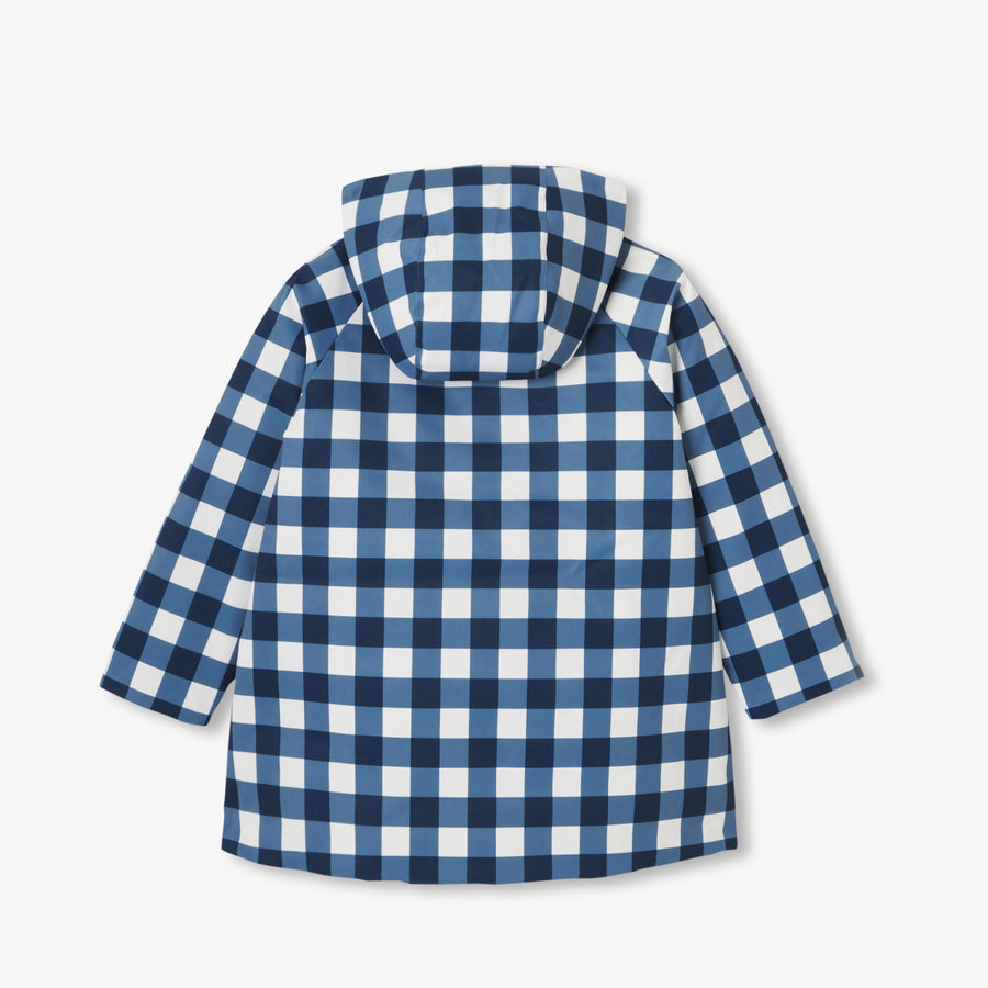 Kaput od kariranog pamuka za djevojčice