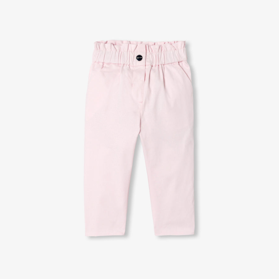 Pamučne hlače s visokim pojasom