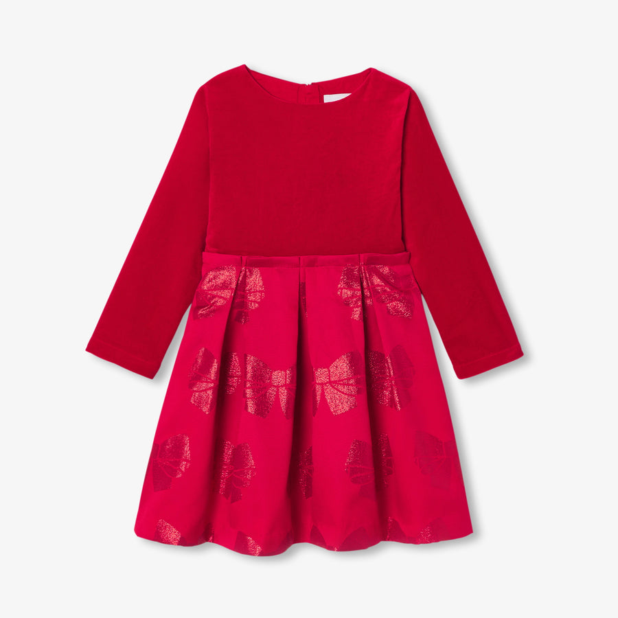 Haljina od 2 materijala za djevojčice