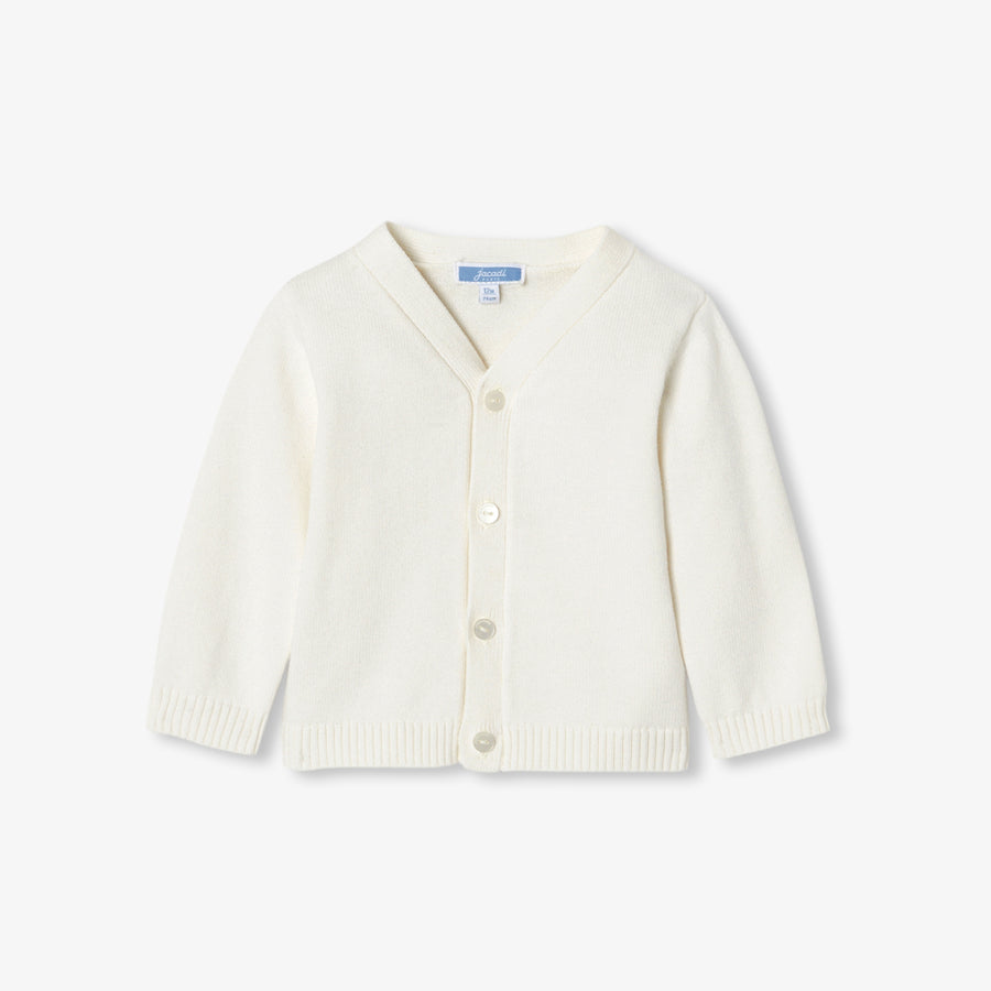 Kardigan od pamuka i kašmira za bebu dječaka