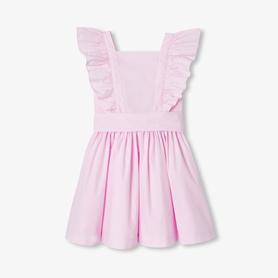 Haljina s vezanjem od popelina za djevojčice