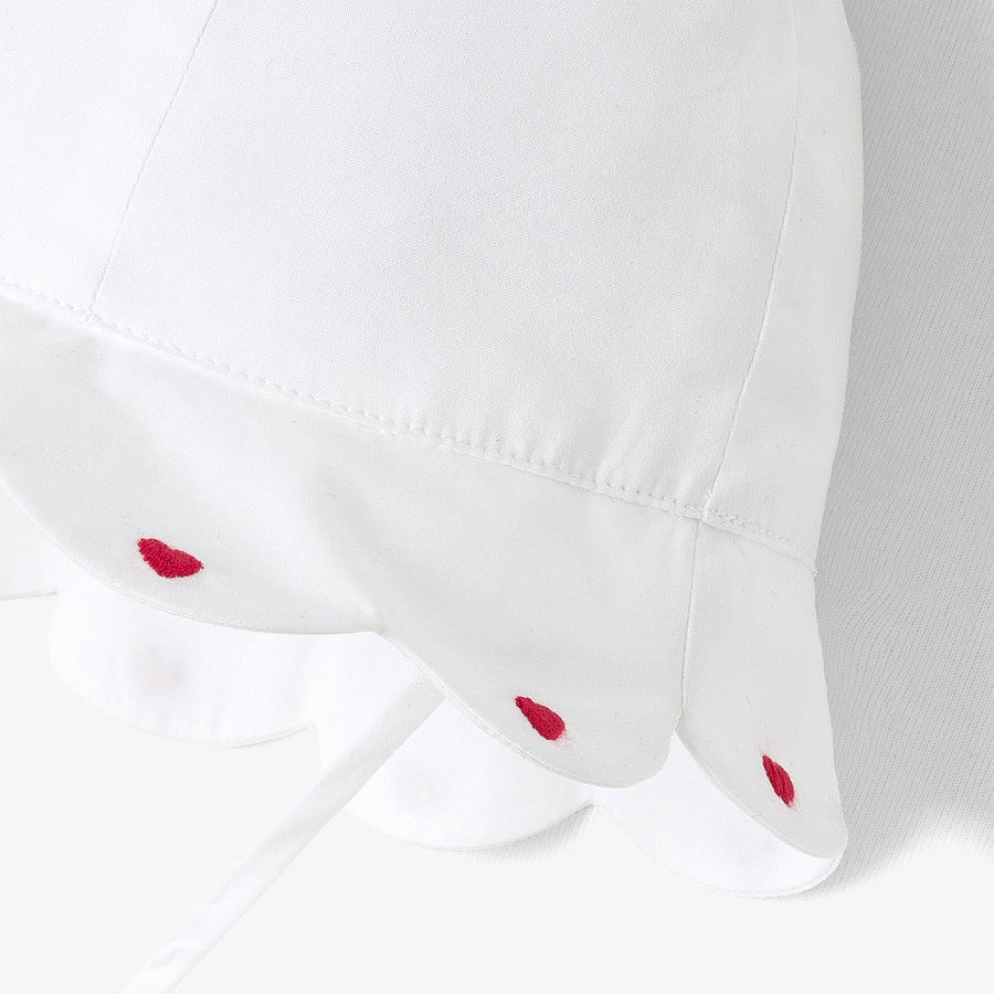 Šešir za djevojčice od pamuka s valovitim rubom