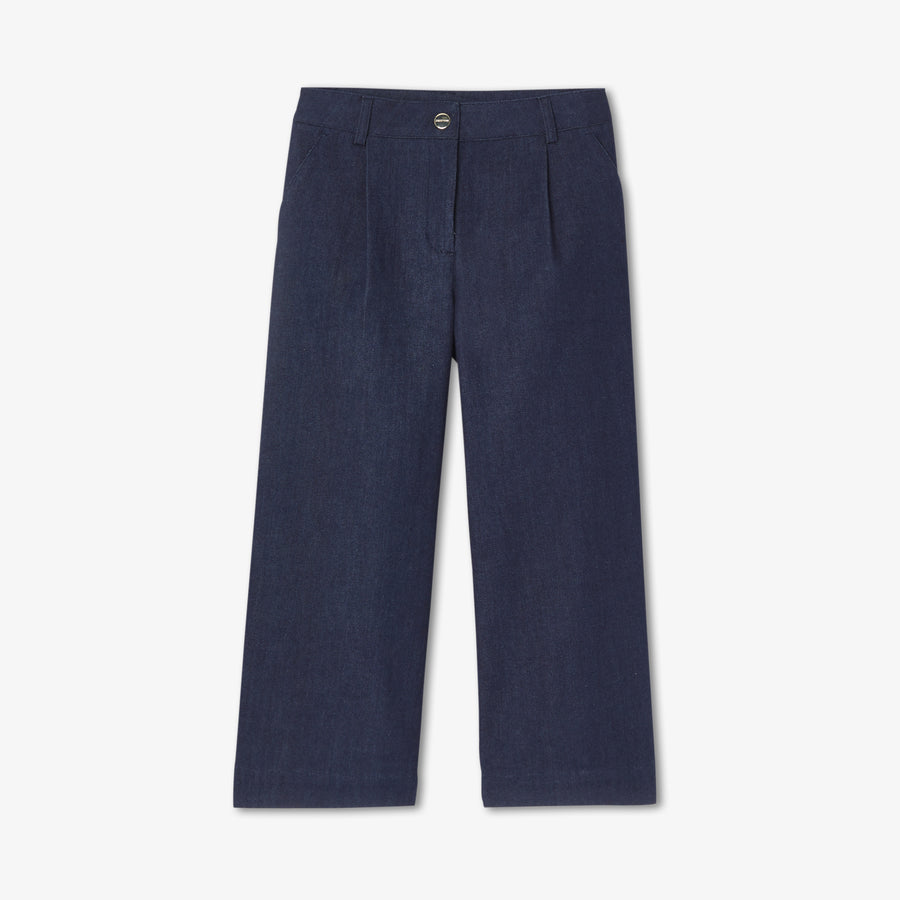 Široke traper hlače za djevojčice