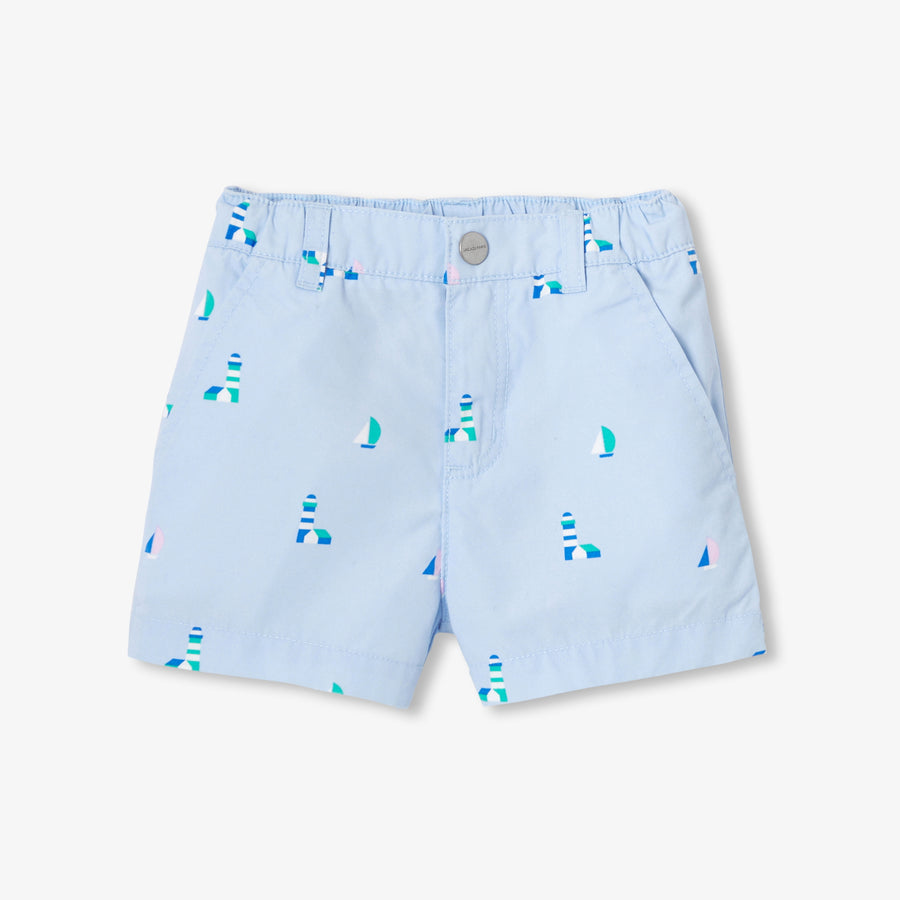 Kratke hlače od pamučnog uzorka za bebu dječaka