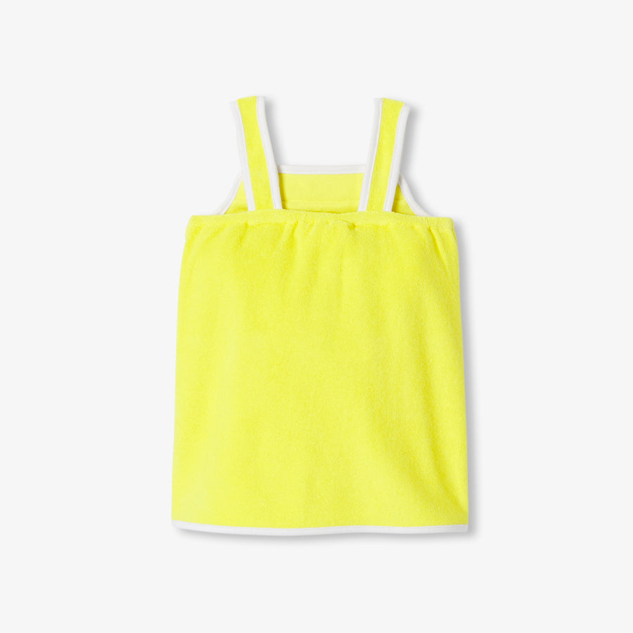 Haljina bez rukava od frotir pamuka