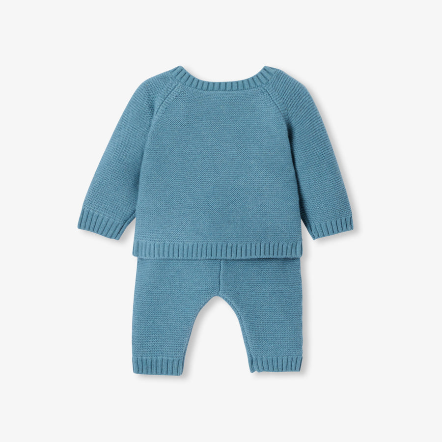 Pleteni set s kabel uzorkom za bebe